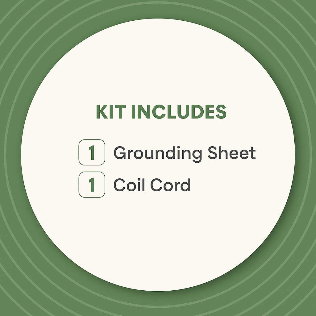 GroundingHome™ Fitted Bed Sheet