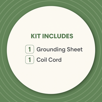 GroundingHome™ Fitted Bed Sheet